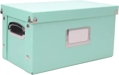 Vista 14 de Snap-N-Store Caja de almacenamiento de discos de vinilo - 12" - 1 paquete - Caja que contiene hasta 75 álbumes de vinilo - Púrpura