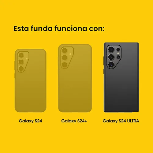 Vista 2 de OtterBox Funda transparente para Samsung Galaxy S24 Ultra Defender Series XT, lado oscuro (negro/transparente), sin pantalla, resistente, con cordón