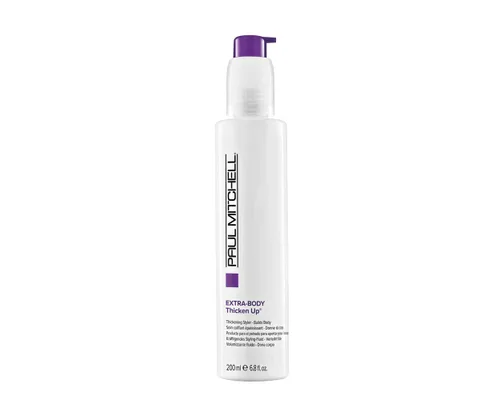 Vista 9 de Paul Mitchell Líquido de Peinado Extra-Body Thicken Up, Fórmula Ligera, Añade Volumen, Para Cabello Fino