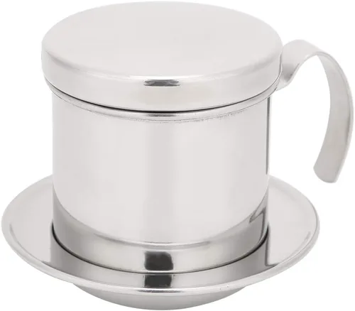 Vista 2 de Cafetera de goteo vietnamita, con pantalla de filtro fino, cafetera vietnamita vietnamita, filtro de goteo simple, la mejor opción de regalo