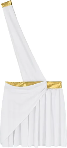 Vista 6 de Conjunto de lencería griega antigua para hombre, disfraz de caballero guerrero, traje de fiesta de cosplay de Roma, minifaldas doradas