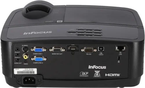 Vista 7 de InFocus IN124x XGA DLP Proyector de red, 4200 lúmenes, HDMI, memoria de 2 GB