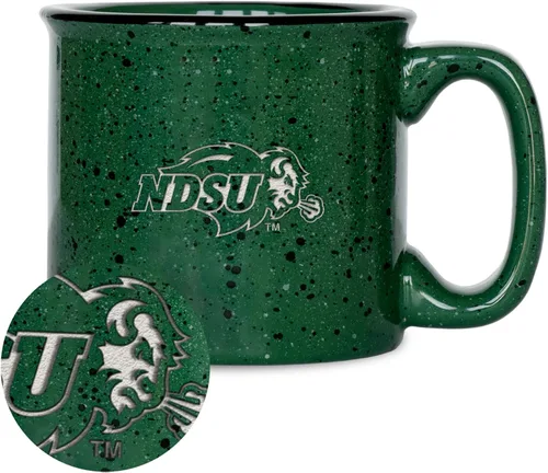 Vista 46 de Rico Industries NCAA Speckle 12oz Laser Engraved Campfire Mug