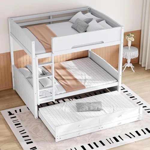 Vista 25 de Harper & Bright Designs Litera Queen con 2 cajones y cama nido extraíble