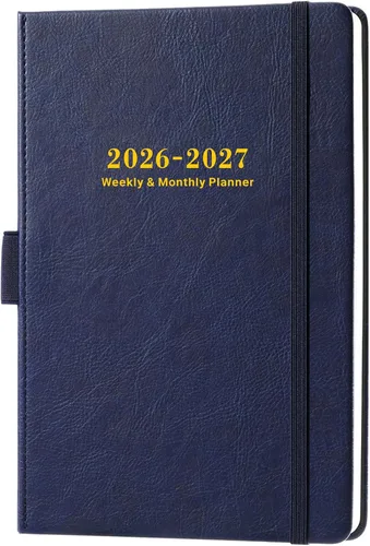 Vista 10 de Agenda 2026-2027 – Agenda semanal mensual 2026-2027 con calcomanías, julio 2026 a junio 2027, 5.75 x 8.25 pulgadas, calendario 26-27, papel premium