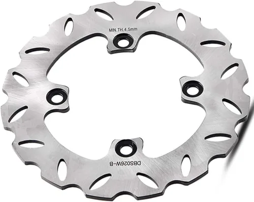 Vista 2 de Newsmarts Rotor de disco de freno trasero de motocicleta de acero inoxidable para Kawasaki Ninja ZX6R 600 636 Ninja ZX6RR ER-6F ER-6N Para Versys