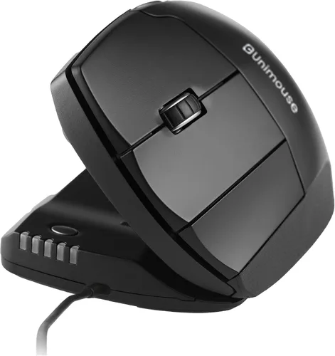 Vista 11 de Contour Unimouse - Ratón vertical ergonómico ajustable de 35° a 70°, ángulo de inclinación de 35° a 70°, 6 botones programables para productividad