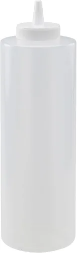 Vista 13 de Winco Juego de botellas exprimibles de 6 piezas, 8 onzas, color rojo, mediano