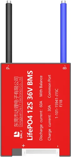 Vista 14 de DALY Programable Smart BMS Lifepo4 12S 36V 30A LiFePO4 Tablero de protección de batería con cables de equilibrio Comunicación UART para convertidor