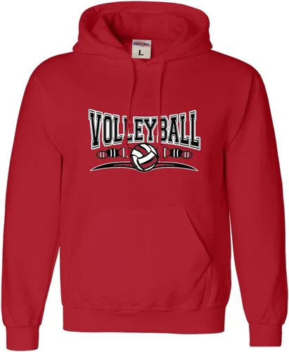 Vista 27 de Go All Out Sudadera con capucha para hombre y mujer con diseño fresco de voleibol