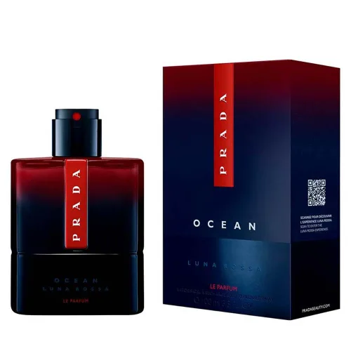 Vista 2 de Prada Luna Rossa Ocean Le Parfum - Spray recargable para hombres, 1.6 onzas