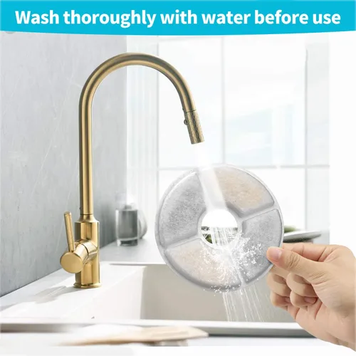 Vista 5 de Filtros de fuente de agua para gatos, cartuchos de repuesto para fuentes automáticas de agua para mascotas de 81 oz/2.4 L, filtro de carbón activado