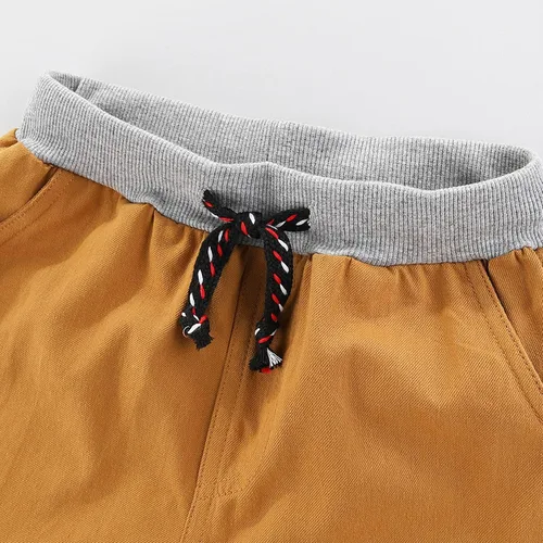 Vista 5 de Bumeex Pantalones cortos de algodón para bebé, paquete de 2