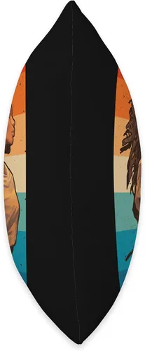Vista 2 de Locs Afro Dreadlocks Love Natural Beauty Hair It's the Locs for Me Afro Hair Black American African Girl Throw Pillow, 18x18, Multicolor
