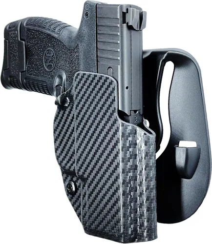 Vista 6 de Funda de paleta negra Scorpion Gear OWB para FN 503