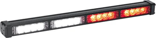 Vista 7 de LAMPHUS SolarBlast SBLS44, barra de luces LED de advertencia de emergencia para cubierta, 16 W, azul y rojo