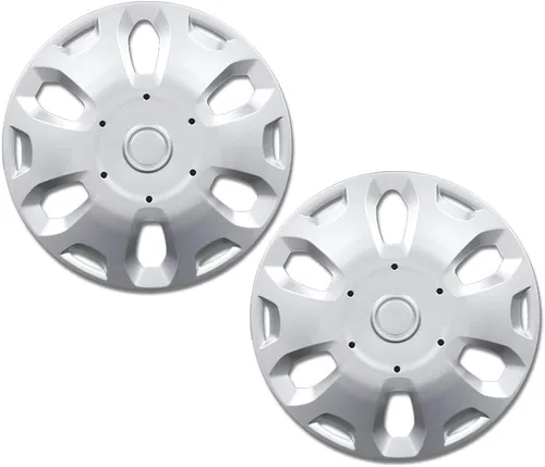 Vista 14 de PIT66 Tapa central de rueda para Ford E150 E250 E350 F250 F350 1994-2008 4WD cubierta central de rueda delantera, 1 unidad, color plateado