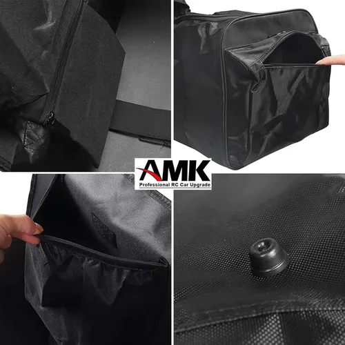 Vista 5 de Multibolsillo RC Car Duffel Bolsa de almacenamiento impermeable para 1/10 RC Crawler Drift Car Axial SCX10 90046 D90 TF2 MST Tamiya CC01 HSP Bolsa B