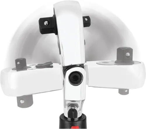Vista 3 de Performance Tool W9116 - Trinquete rechoncho de cabeza flexible de doble accionamiento de 1/4 pulgadas y 3/8 pulgadas