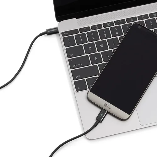 Vista 6 de Amazon Basics - Cable de carga rápida USB-C a USB-C 2.0, velocidad de 480Mbps, certificado USB-IF, para Apple iPhone 16/15, iPad, Samsung Galaxy