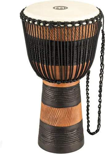 Vista 12 de Meinl Percussion ADJ2-M+BAG Cuerda de estilo africano afinada de madera de 10 pulgadas con bolsa, color marrón