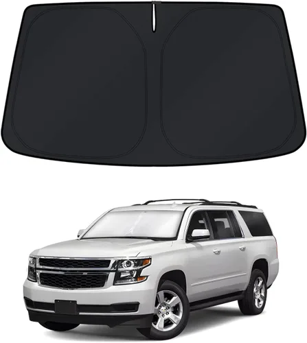 Vista 101 de KUST Parasol para parabrisas para BMW X1 F48 2016, 2017, 2018, 2019, 2020, 2021, 2022, accesorios de ajuste personalizado, parasol plegable