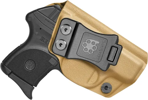Vista 10 de Amberide IWB Kydex Holster for Ruger LCP .380, Concealed Carry, No Optic/No Laser, Adjustable Cant, Posi-Click Retention, Made in USA