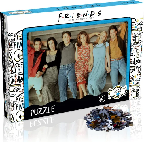 Vista 5 de Winning Moves WM01042-ML1-6 Friends Stairs - Juego de rompecabezas de 1000 piezas