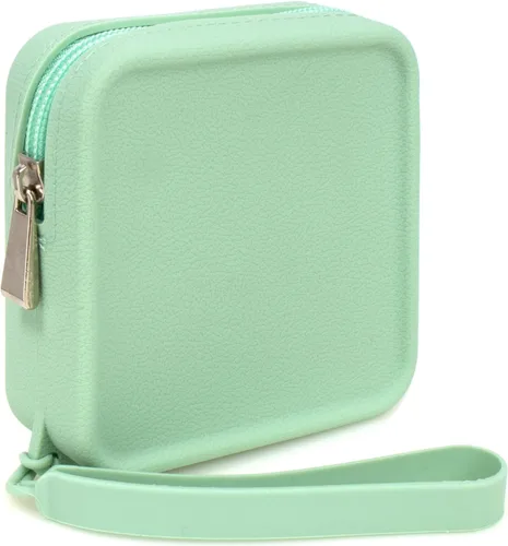 Vista 10 de Bolsa de maquillaje grande de silicona, bolsa de aseo de viaje para mujer, bolsa de maquillaje grande, organizador portátil para cosméticos, bolsa