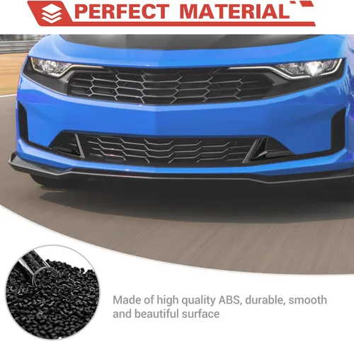 Vista 4 de Cubiertas para parrilla delantera, insertos de rejilla central, compatible con Chevrolet Camaro 2019, 2020, 2021, 2022, 2023.