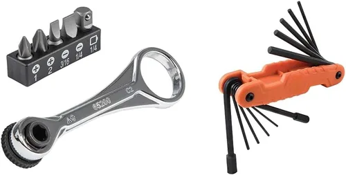 Vista 10 de Klein Tools Juego de mini trinquete de 5 piezas y juego de destornilladores electrónicos 4 en 1