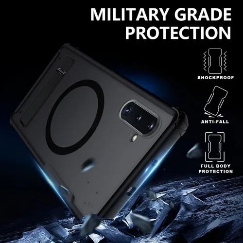 Vista 7 de TIANNIUKE Funda magnética para Samsung Galaxy Note 10, Compatible con MagSafe, Soporte ajustable, Translúcido mate antihuellas, Funda protectora a