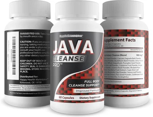 Vista 4 de Java Cleanse Pro - Nuestro mejor soporte de limpieza de cuerpo completo - Fórmula de limpieza de desintoxicación de café - Píldoras