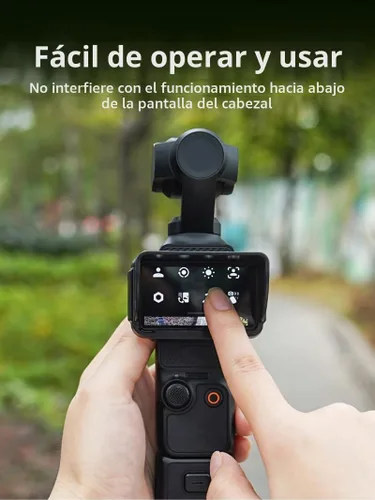Vista 5 de Para DJI Osmo Pocket 3 4 Pantalla Parasol Cubierta Hard PC Sun Hood Protector Accesorios