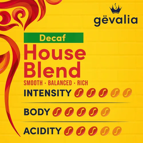 Vista 7 de Gevalia Café molido, House Blend descafeinado tostado medio, bolsa de 12 onzas