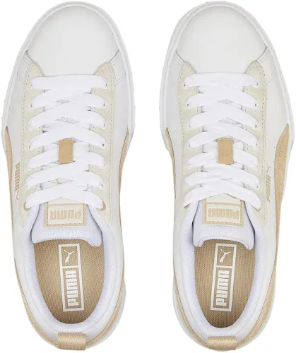 Vista 5 de PUMA Zapatillas Mayze Court para mujer, color blanco