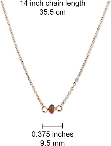 Vista 167 de Gargantilla de piedra natal – Regalo de cumpleaños, regalo para niña, mujer, amiga, hija, esposa, mamá, ella, joyas de piedras preciosas para uso