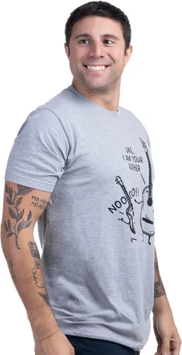 Vista 3 de Uke, I am Your Father Camiseta divertida de ukelele Musician Saying, camiseta de guitarra y música de juego de palabras para hombre