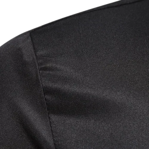 Vista 5 de Camisas de vestir para hombre, ajustadas, de manga larga, con botones, de ajuste regular, con cuello, camisetas de fiesta de trabajo