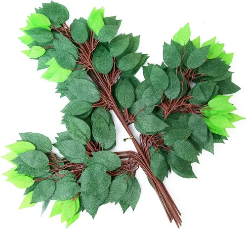 Vista 7 de Flores artificiales grandes árboles de cerezo en flor de seda para bodas, ramas falsas, tienda, jardín, paredes de fondo grandes, decoración