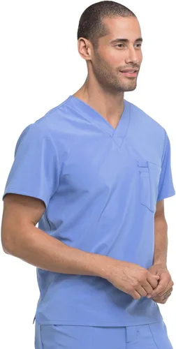 Vista 6 de Dickies EDS Essentials Men Scrubs Top Tuckable V-Neck DK635