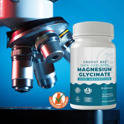 Vista 5 de Glicinato de magnesio alta absorción 500mg 90 cápsulas