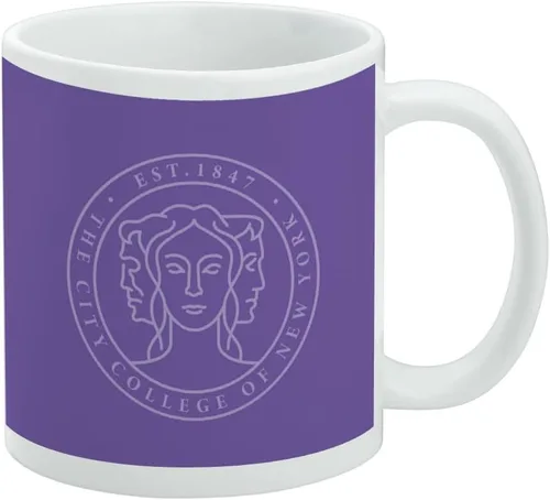 Vista 206 de Taza de cerámica con el logotipo principal de la Universidad Rider, taza de regalo novedosa para café, té y bebidas calientes, 11oz, blanca