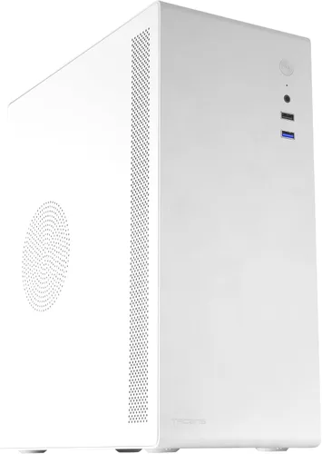 Vista 6 de Tacens 2FERROX, ATX Semi-Tower PC Case, ventilador lateral de 4.7 in, rejilla delantera, acero, negro