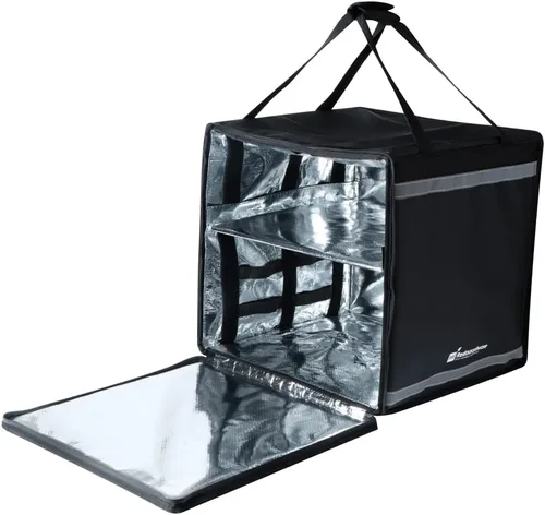 Vista 14 de Restaurantware Cater Tek - Bolsas para entrega de alimentos (14.9 x 13.1 x 9.4 pulgadas)