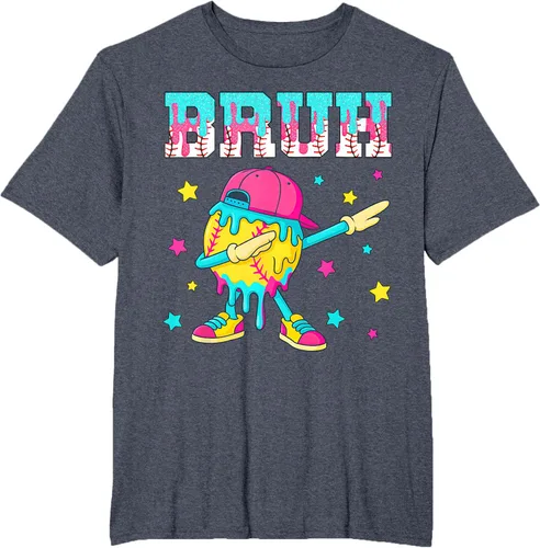 Vista 106 de Baseball Life Style 101 Apparel Youth Drip Baseball Boys Kid Camiseta