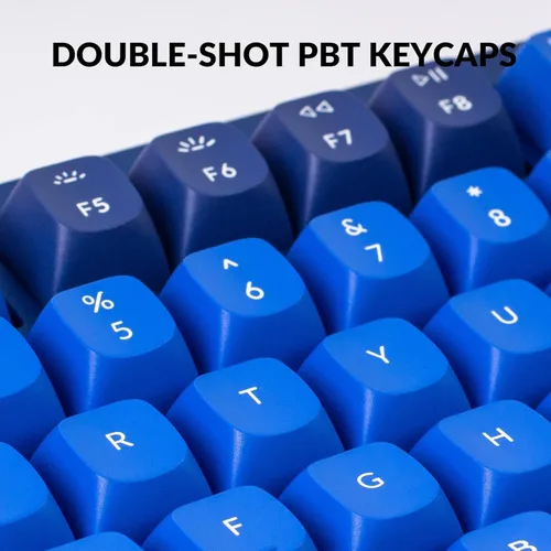 Vista 6 de Keychron Q3 - Perilla de teclado mecánico personalizado con cable, TKL Tenkeyless QMK/VIA macro programable con interruptor azul Gateron G Pro