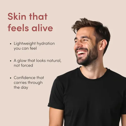 Vista 8 de Hims Everyday Moisturizer - Crema facial hidratante y no grasa - Hidratante matutino para una piel sana - Para todo tipo de piel - Vegano y sin