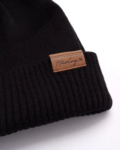 Vista 2 de Hurley Women's Winter Hat - Vermont Knit Cuff Beanie with Pom-Pom