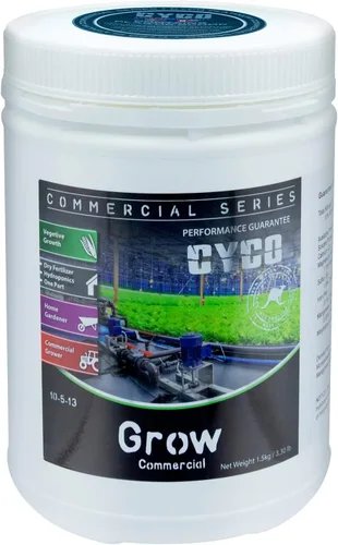 Vista 6 de CYCO Serie comercial Bloom, Fertilizante en polvo micronizado de una parte para aplicaciones hidropónicas y de suelo, 26.46 oz.